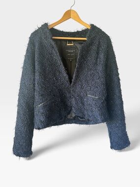 Sanctuary Clothing Women’s Shimmer Boucle Blazer Jacket (L)